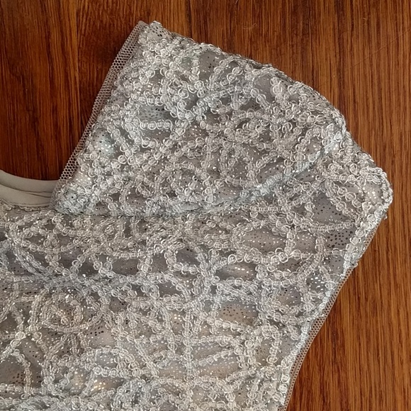 Short evening dress  - very sparkly sequins - Picture 2 of 8