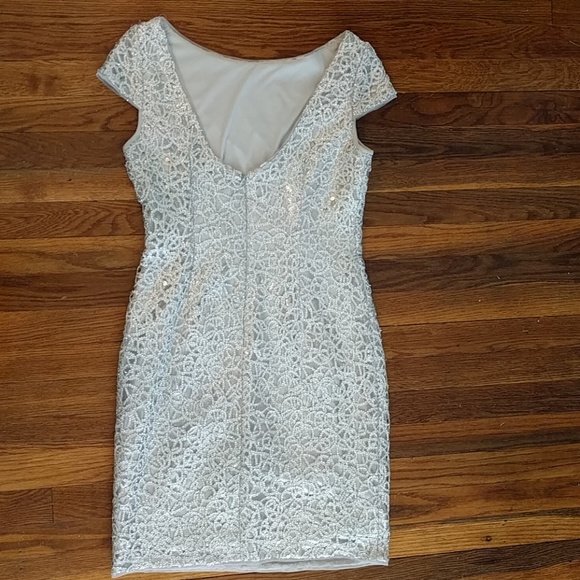 Short evening dress  - very sparkly sequins - Picture 4 of 8