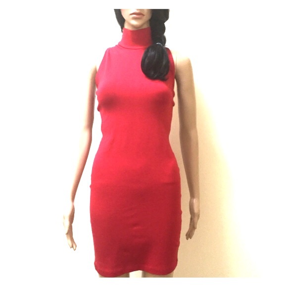 Vintage DKNY Red Mini Dress - Picture 5 of 8