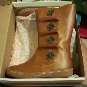 Livie & Luca Tiempo Boots in Honey Gold size 11