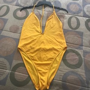 NWOT Sexy yellow bathing suit