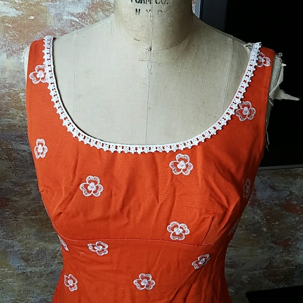 Anthropologie Embroidered Dress - Picture 2 of 6