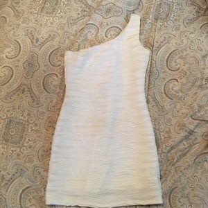 Beautiful one shoulder white dress