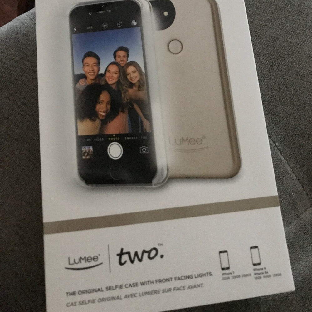 LuMee two, Gold, iPhone 6/6s/7 case