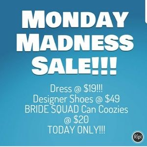 Monday Madness Sale!!! Today Only!!