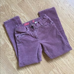 GUC girls toothpick crewcut cords