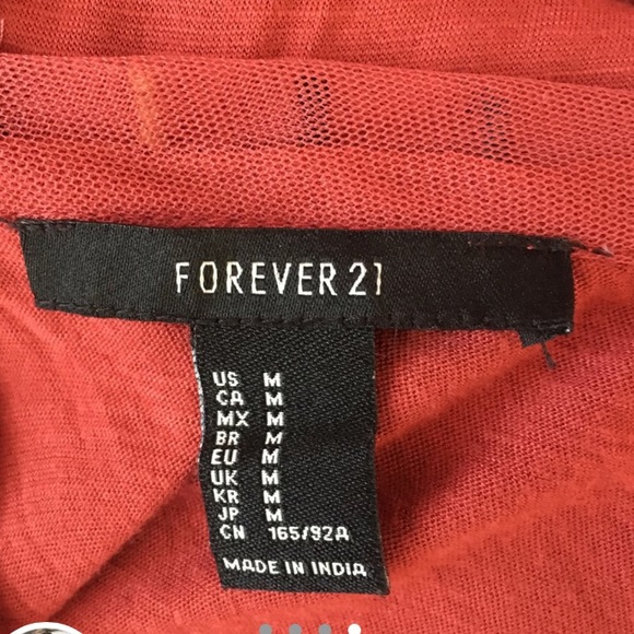 Rust color beaded forever 21 dress - Picture 4 of 4