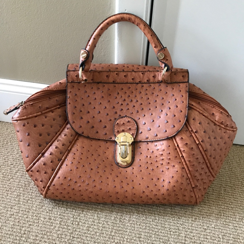 Satchel handbag or convertible crossbody