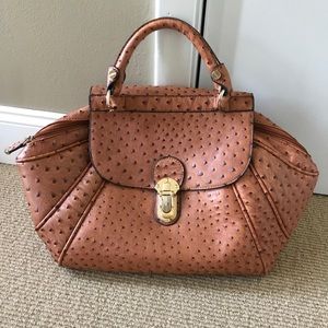 Satchel handbag or convertible crossbody