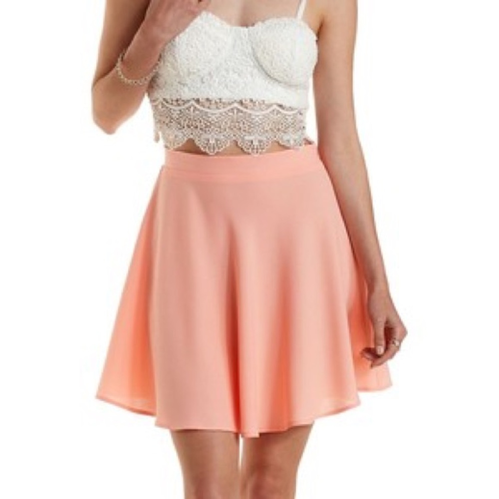 NWOT Light Pink Skater Skirt