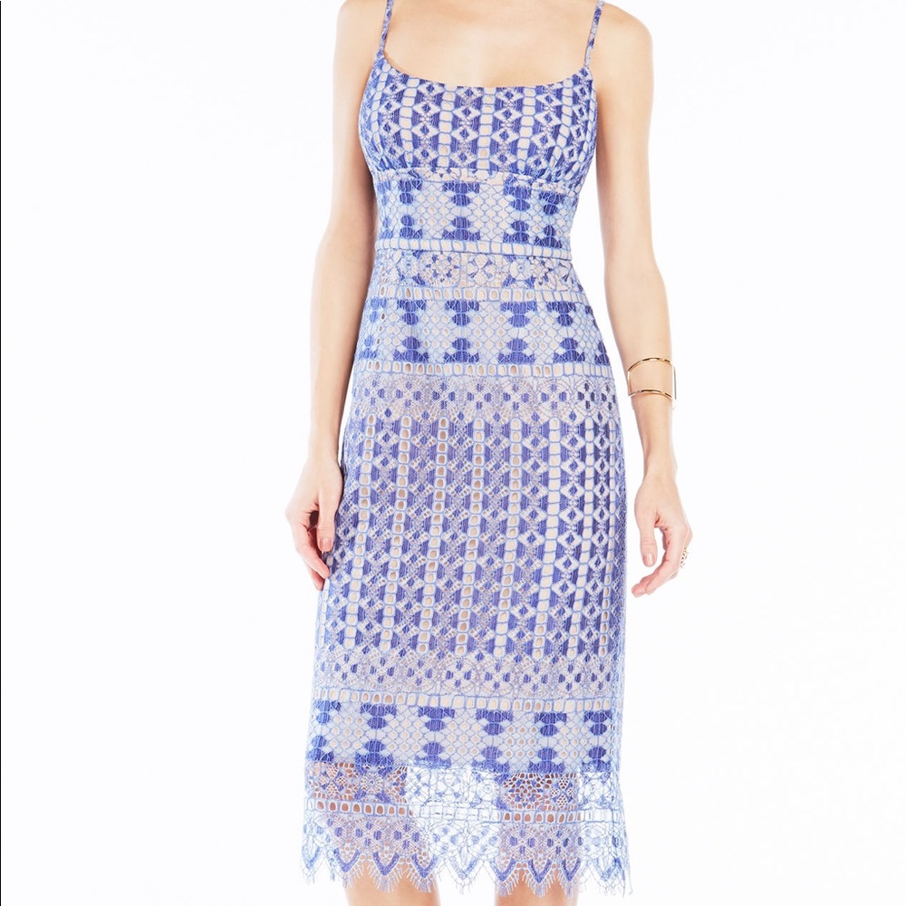 Gorgeous blue midi dress