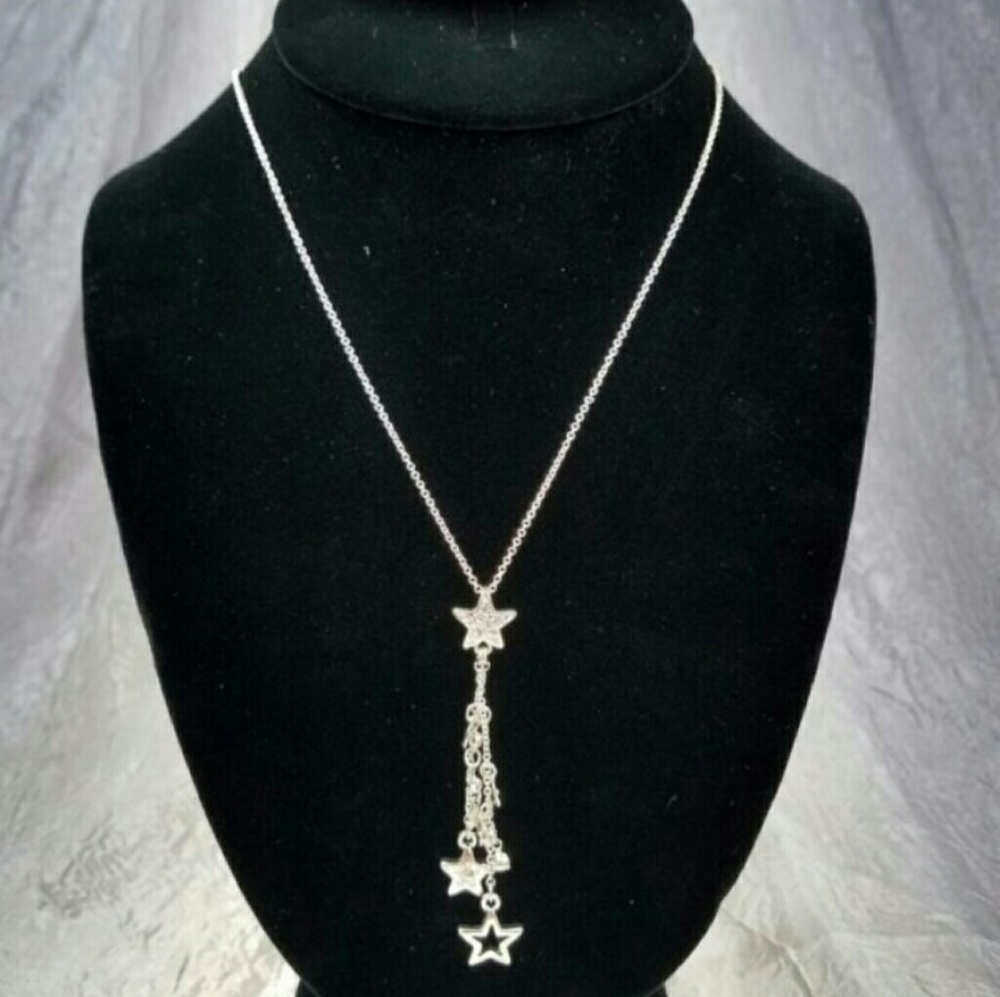 Star cluster drop necklace