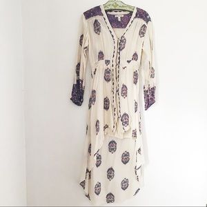 Billabong boho dress with slip