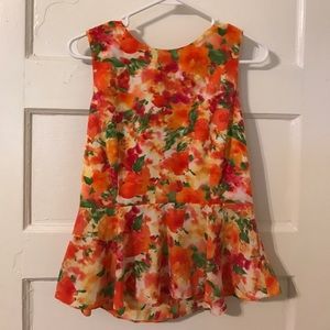 Watercolor Floral Top