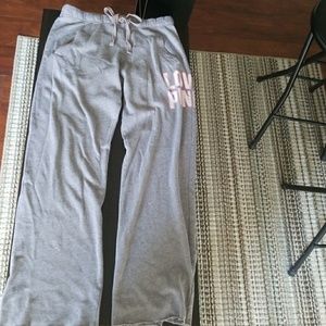 Victoria secret pink grey sweatpants