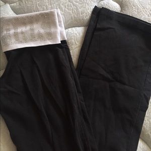 PINK Victoria's Secret Black Yoga Pants