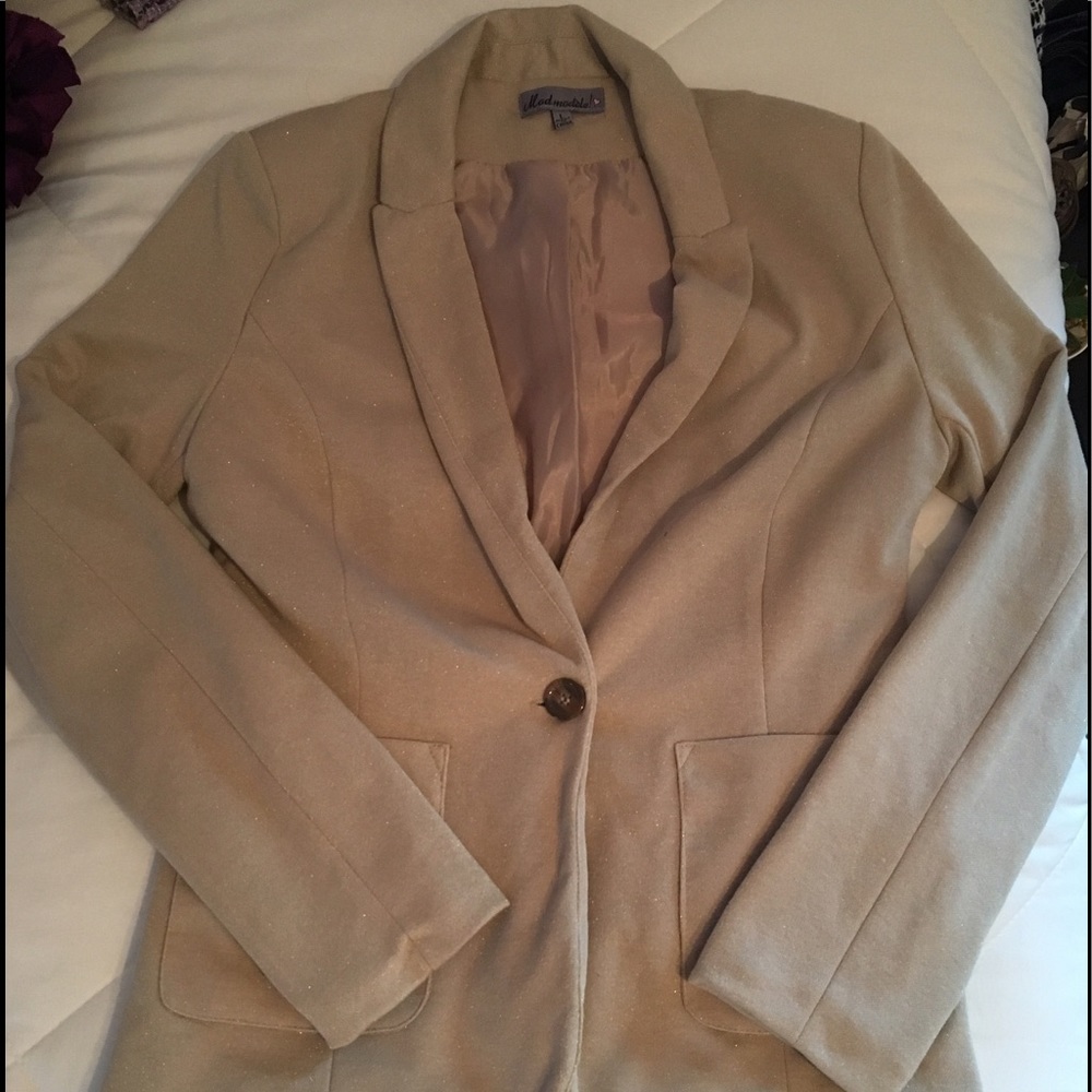 Gold blazer