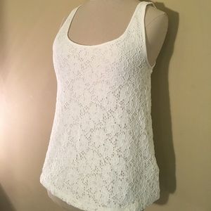 GAP white tank top. Size S