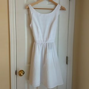 NWT Lauren James White Seersucker Emerson dress