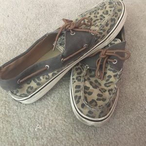 Cheetah print Sperry