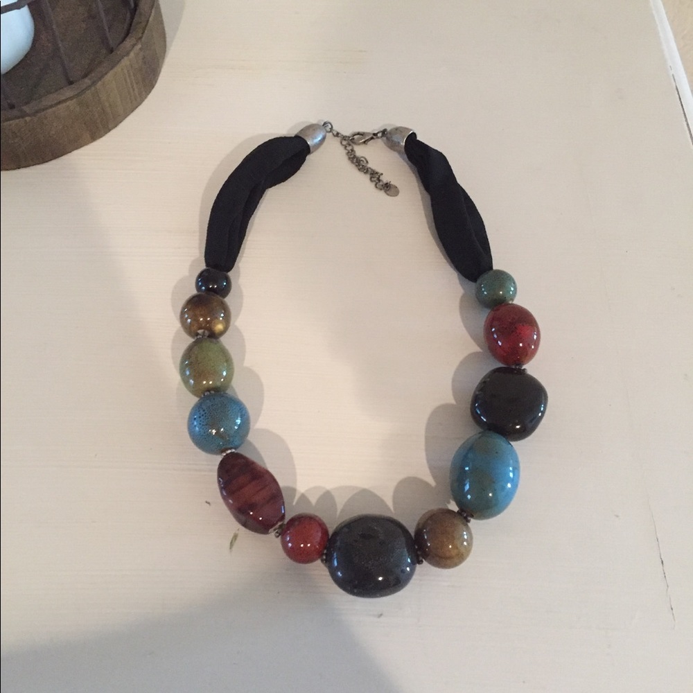 Chunky Stone Necklace - Picture 2 of 2