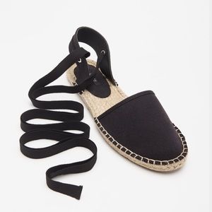 NEW Forever 21 Lace Up Espadrilles Flats