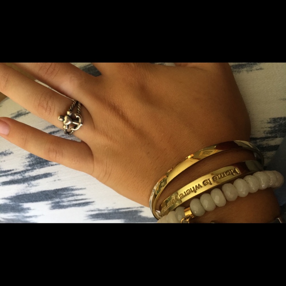 James Avery faith, hope, & love twisted rope ring