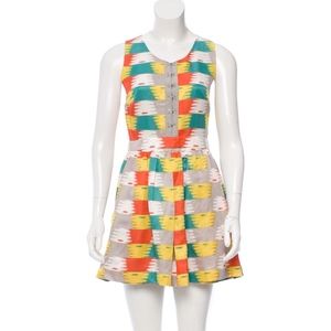 3. 1Phillip Lim  Romper  Orange/Gray Linen & Silk