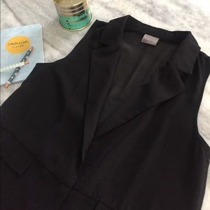 Vero Moda long black vest cardigan size 36