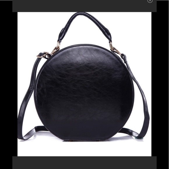 Black Hat Box Handbag - IN STOCK - Picture 3 of 4