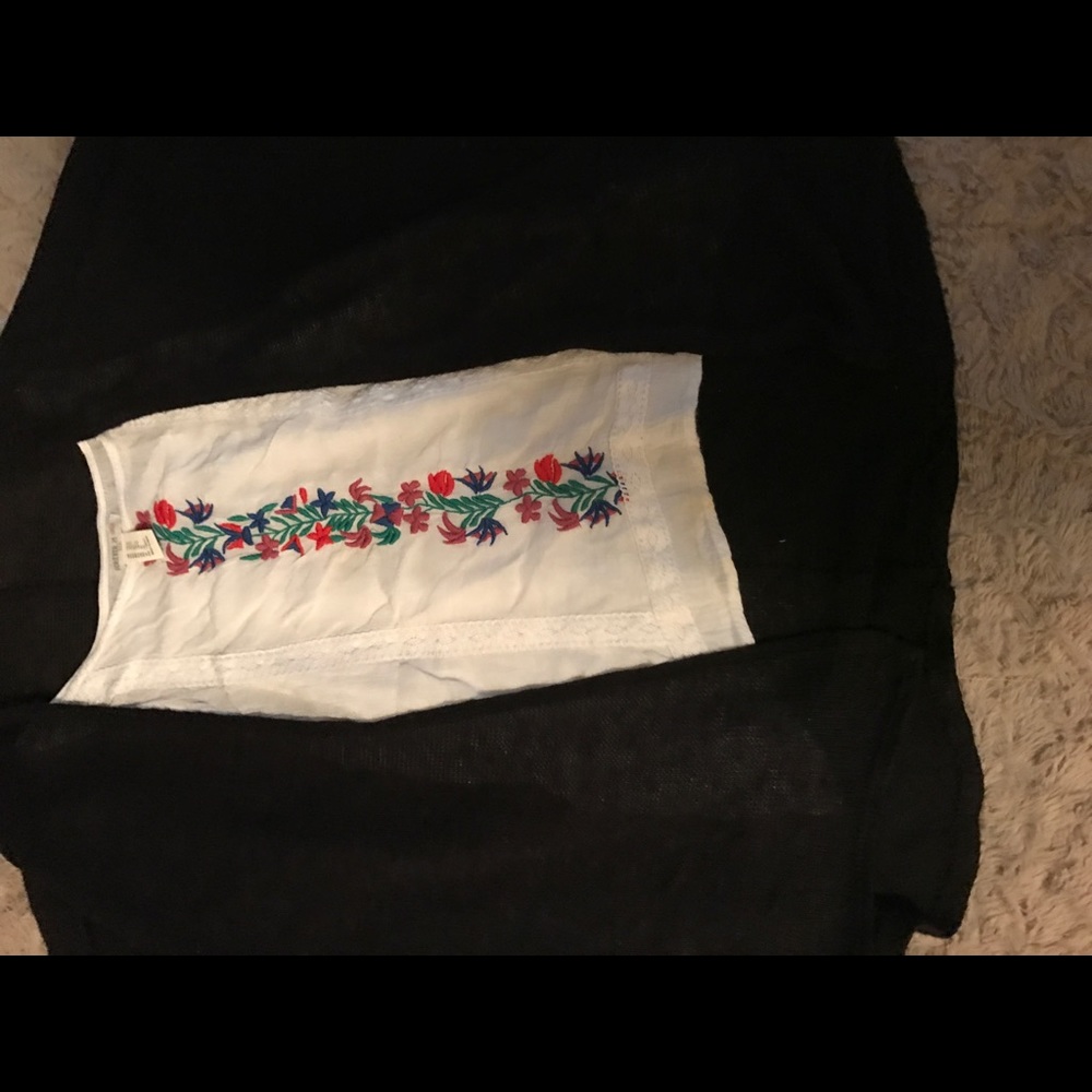 A floral tank top