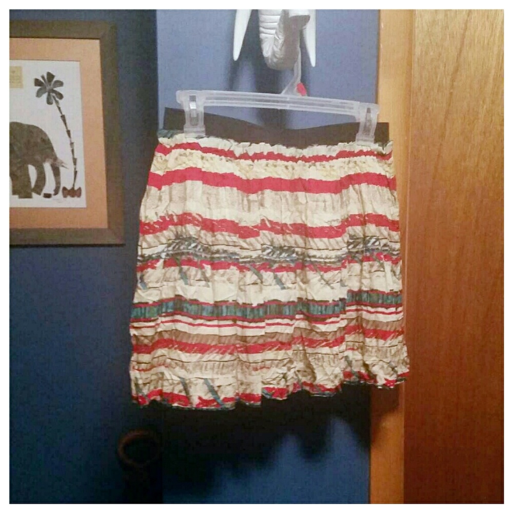 Kazo multi colored mini skirt