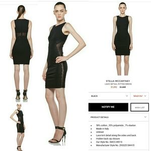 Stella McCartney Black Dress