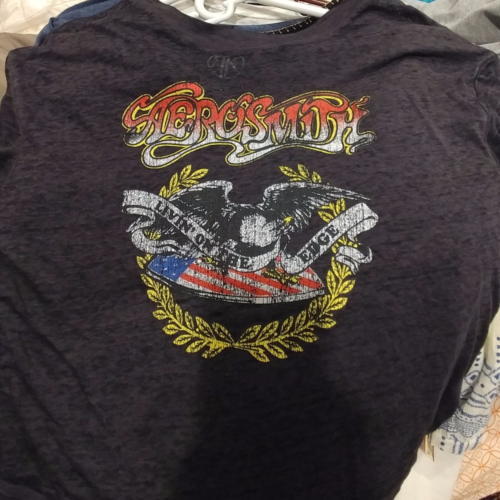 Aerosmith burnout tee