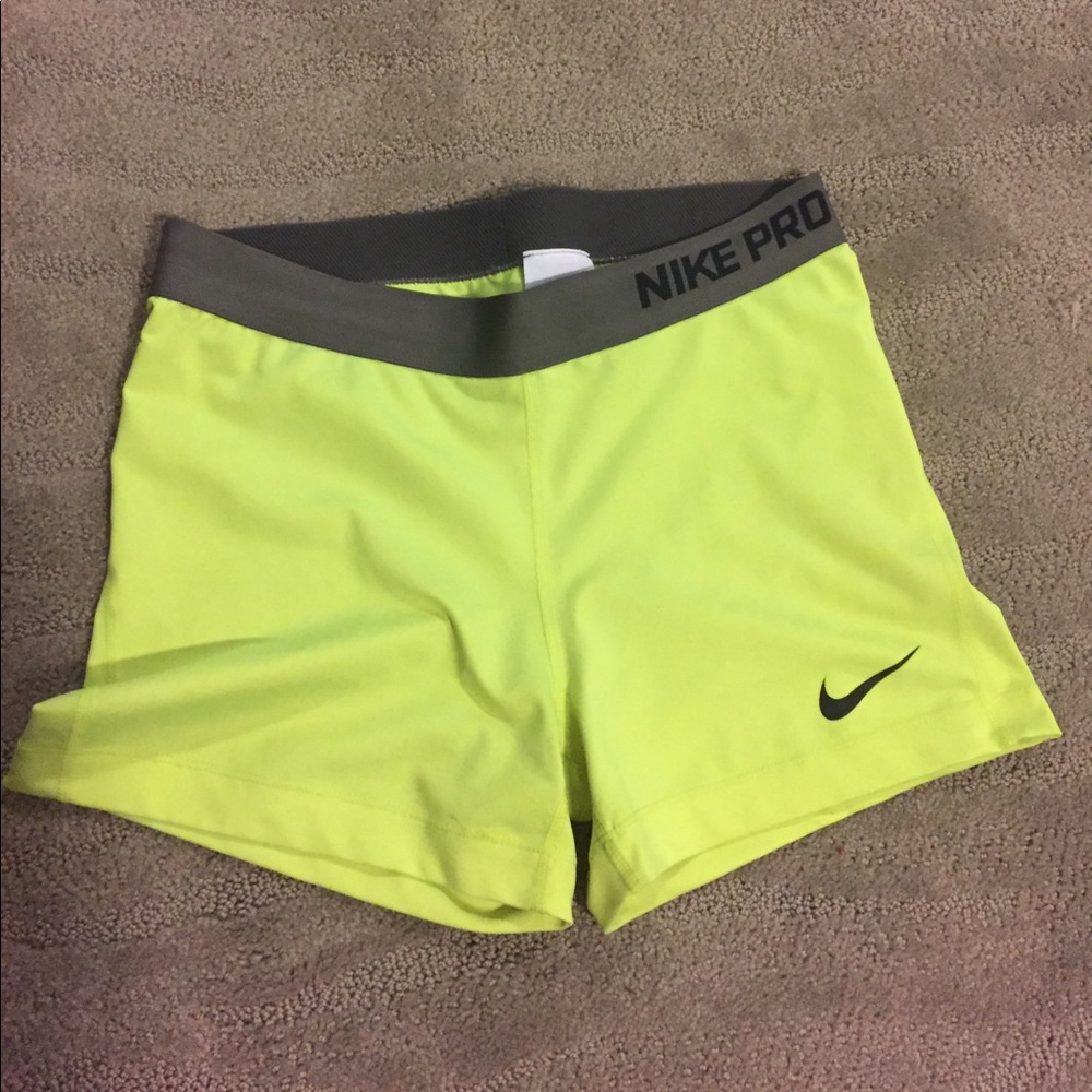 Yellow Nike Spandex