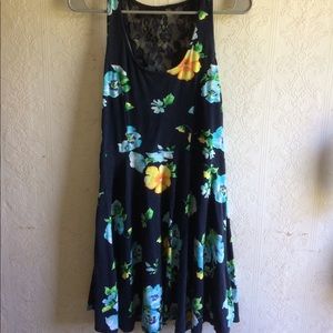 Aeropostale Floral Skater Dress