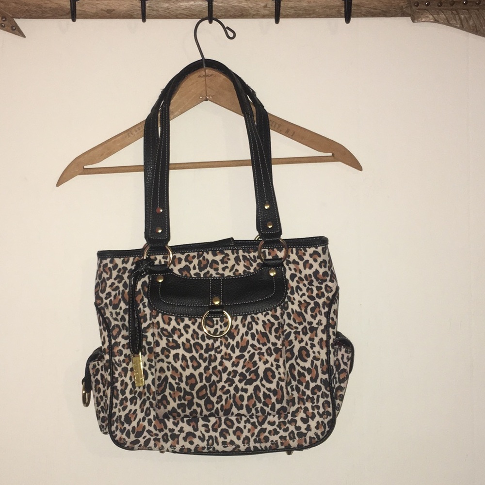 Maxx NY leopard shoulder bag