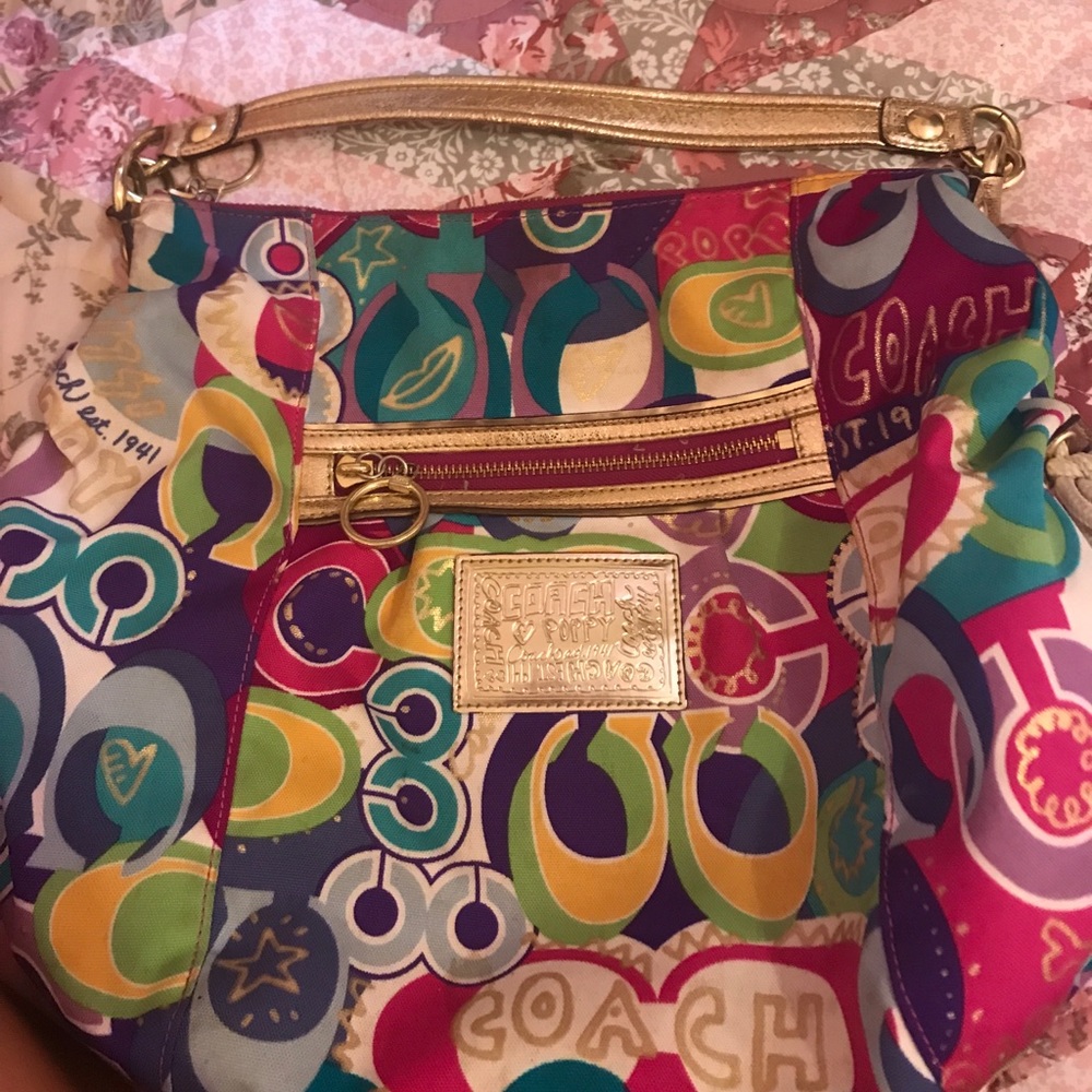 Pretty colorful coach bag offers?!(: