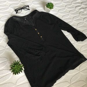 Limited Polka-Dot Sheer Blouse