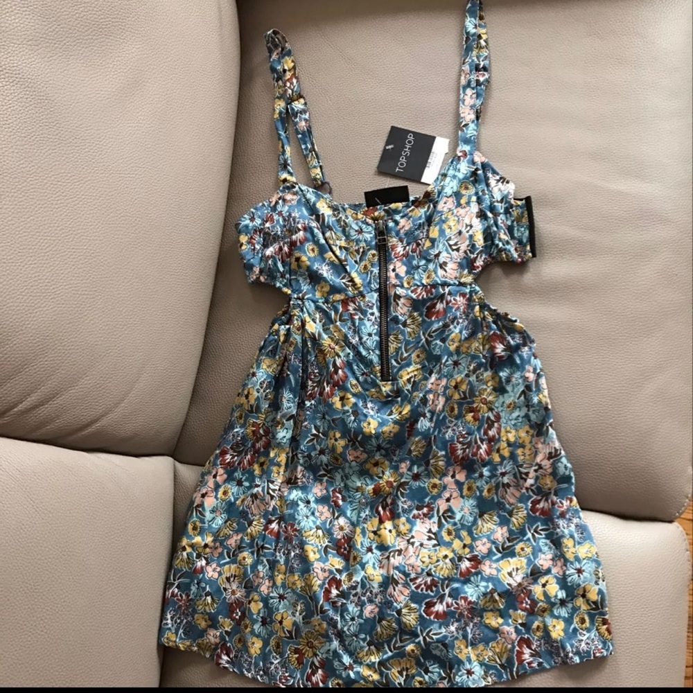 TopShop Super Cute Zipper Front Dress