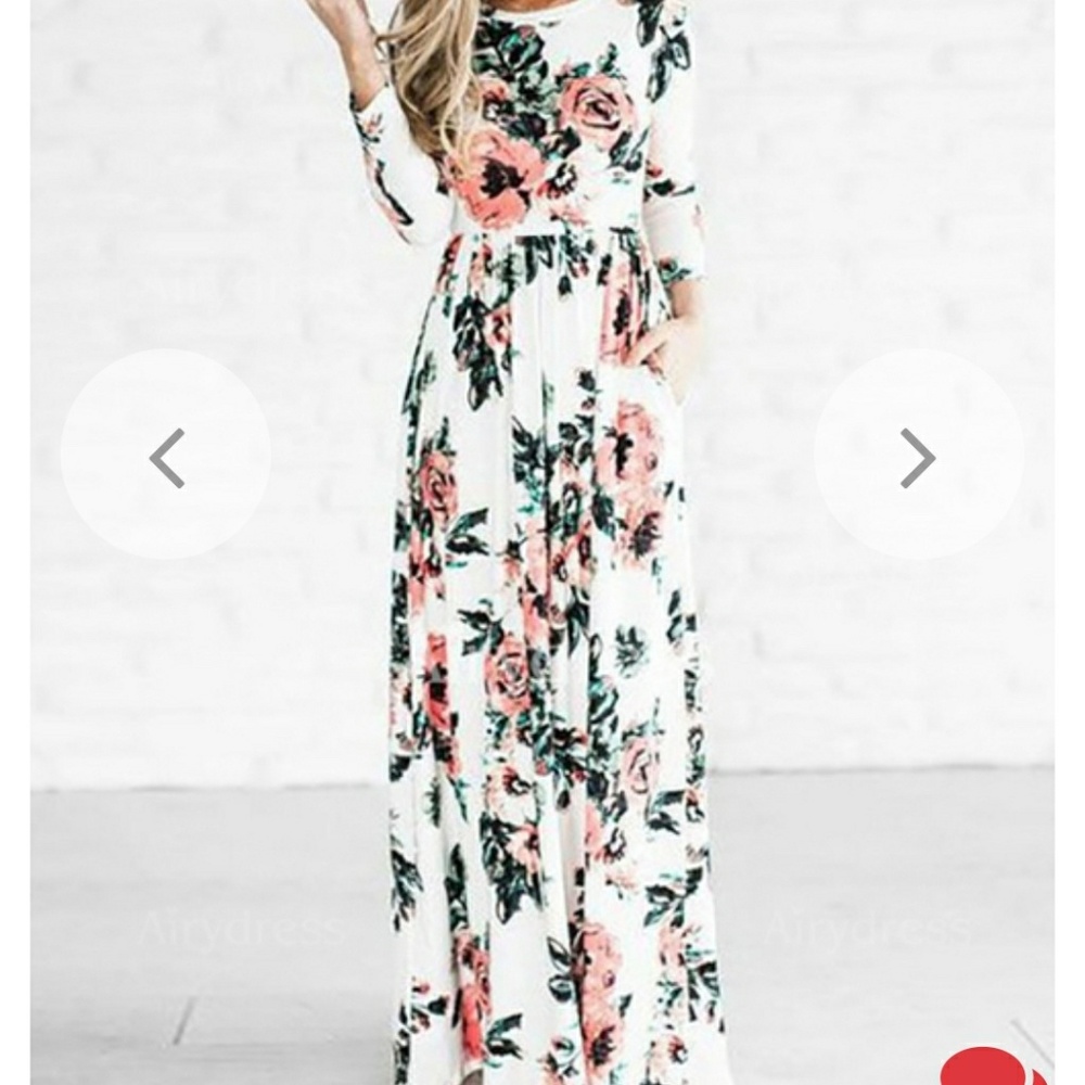 Long sleeved dress