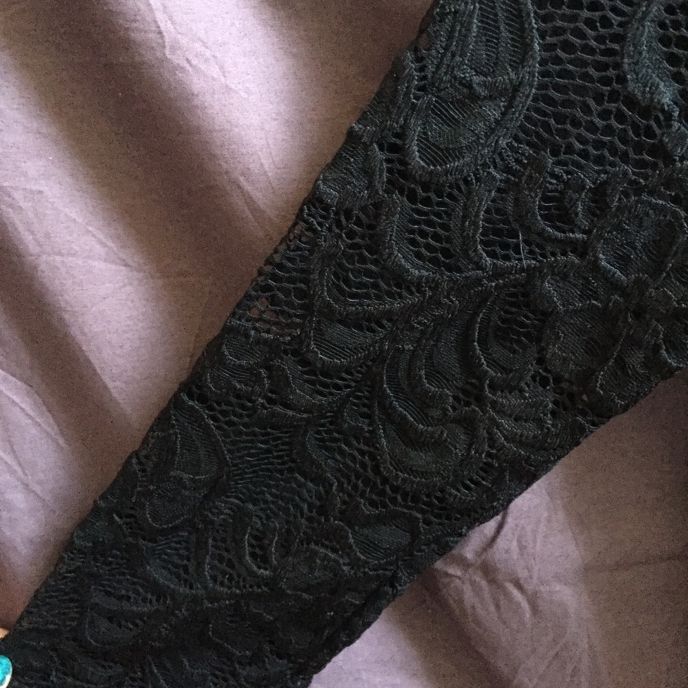 Lace long sleeve dress