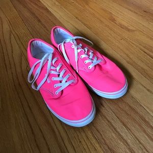 Neon Pink Vans