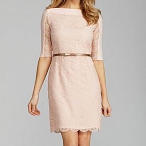 Antonio Melani Blush Lace Dress