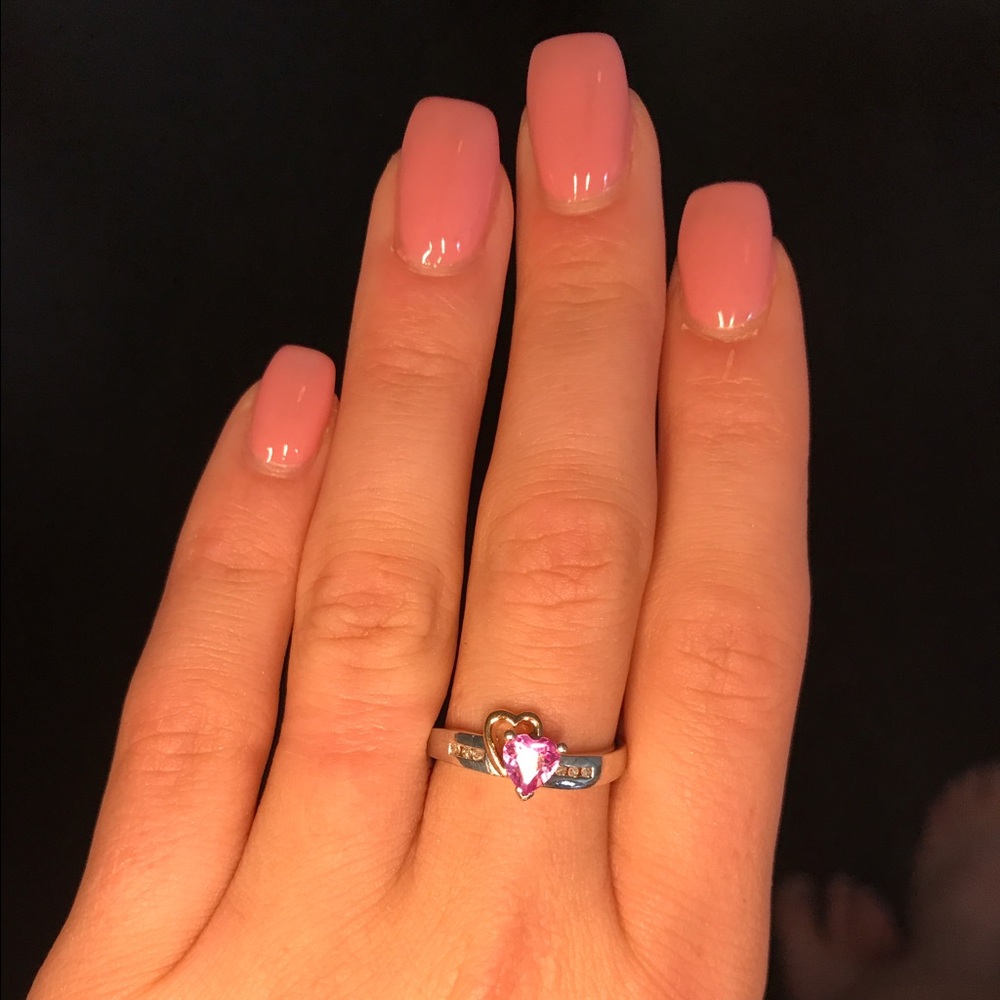10kt gold gemstone/diamond ring from Kays - Picture 2 of 4