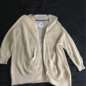 Cream color cardigan sweater BRAND NEW!!