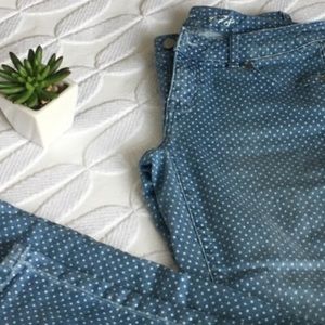Limited 678 Polka-Dot Skinny Jeans