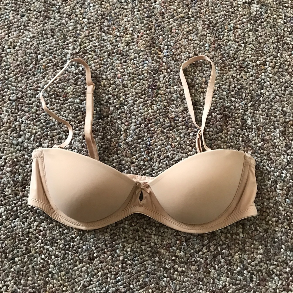 Aerie Audrey Strapless and Multi-Way Nude Bra 32B