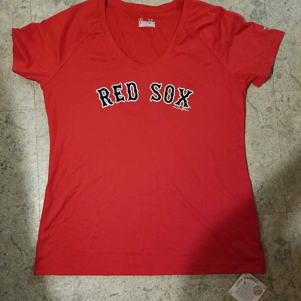 Women's XL Red Sox t-shirt Under Armour NWT