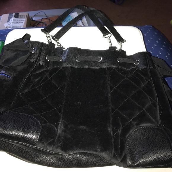 Juicy Couture black velvet bag - Picture 3 of 7